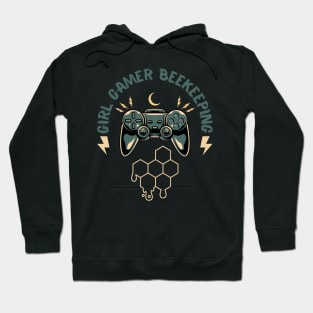 girl gamer beekeeping Hoodie